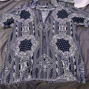 Bandana styles button up